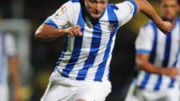 Chory Castro, jugador de la Real Sociedad.