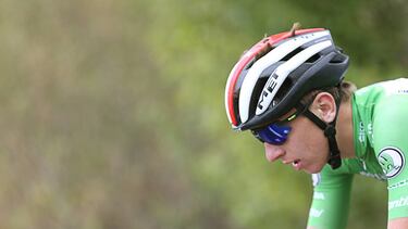 Tadej Pogacar durante la Vuelta España.