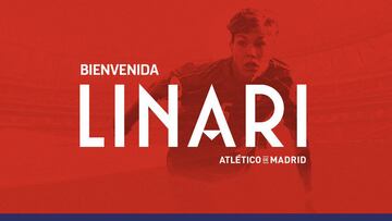 Elena Linari presentada como nueva jugadora colchonera.