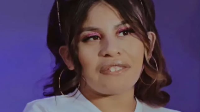 Lupita TikTok con su bebé