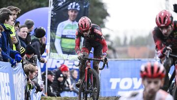 Eli Iserbyt, en la anterior prueba de Copa del Mundo en Dendermonde.