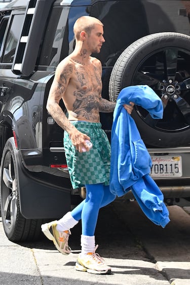 Justin Bieber, visto el 22 de mayo de 2025 en Los Ángeles, California.