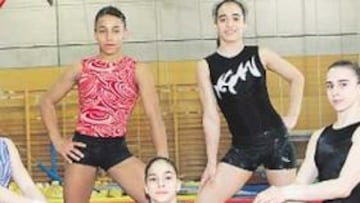 Componentes de la selección nacional de gimnasia artística