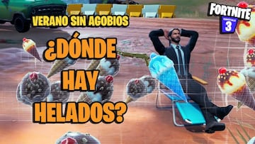 &iquest;D&oacute;nde encontrar helados en Fortnite? Todas las ubicaciones