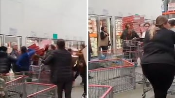 Video: Así fue como le quitaron las roscas de reyes a una revendedora en Costco