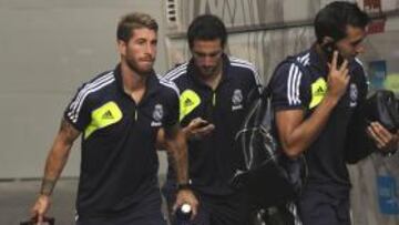 <b>LIBERADOS. </b>Los jugadores madridistas no fueron citados ayer en el Bernabéu.