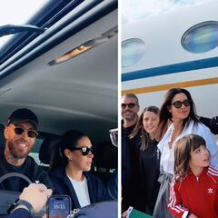 Las primeras imágenes de Sergio Ramos con su esposa y sus cuatro hijos en México
