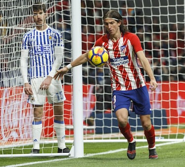 Defendió los colores del Atleti entre 2010 y 2019, salvo la temporada 2014-15 que fue fichado por el Chelsea. Jugó 333 encuentros y anotó 12 goles. Consiguió una Liga, dos Supercopas de Europa, dos Europa League y una Copa del Rey. 