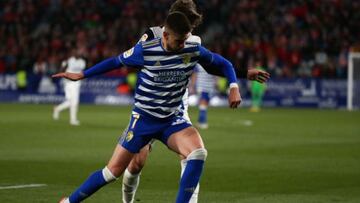 Dani Ojeda, de la Ponferradina, con los pies en la tierra.