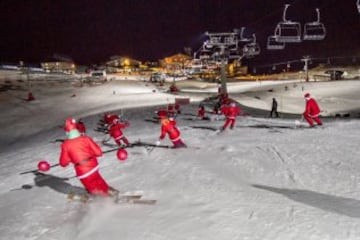 Los Papá Noel más divertidos del deporte