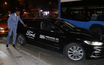 Javier Sotomayor a su llegada a la Gala de Diario As