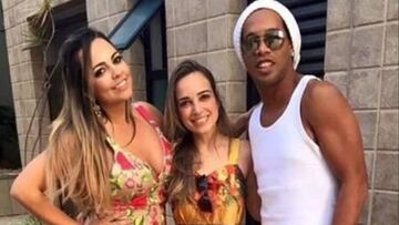 Ronaldinho retoma la relación con "sus dos novias" y pasarán juntos la Nochevieja