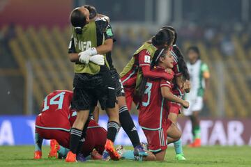 Nigeria y Colombia se enfrentaron por las semifinales del Mundial Femenino Sub 17 de la India en el Estadio Fatorda de Goa.