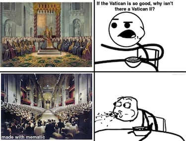 De la fumata arcoíris al cara de Papa: los mejores memes del Cónclave