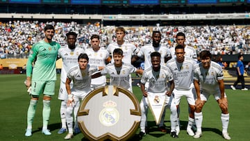 El once del Real Madrid contra el Borussia Dortmund.