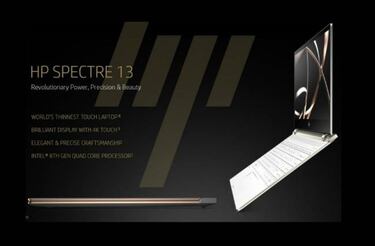 HP Spectre 13, el portátil con la pantalla táctil más fina del mundo