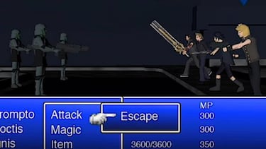 Realizan un demake de Final Fantasy XV para la primera PlayStation