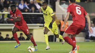 Bakambu con el Villarreal. 