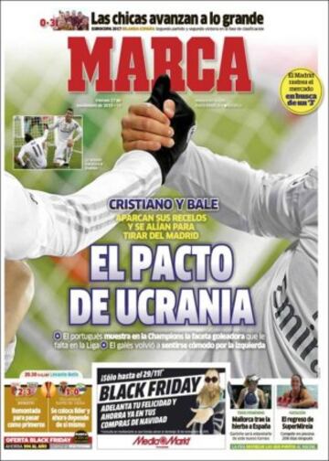 Portadas de la prensa mundial