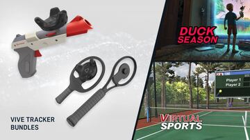 HTC presenta nuevos accesorios para jugar en VR con HTC Vive