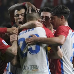 El Sporting vuelve a ganar cinco partidos después y rompe una sequía goleadora de 480 minutos