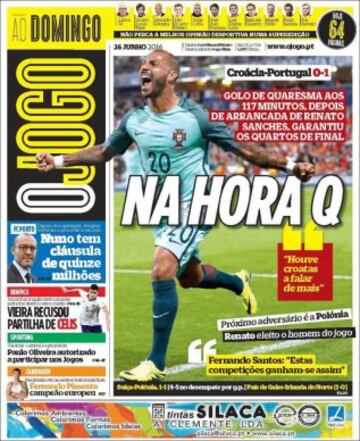 Portadas de la prensa mundial