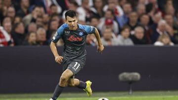 Hirving Lozano y Edson Álvarez, titulares en el Ajax vs Napoli