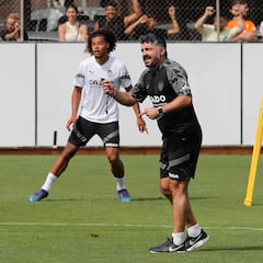 Gattuso ensaya con los meritorios