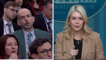 Karoline Leavitt dismisses reporter as ‘left-wing hack’ in heated exchange over ICE shooting