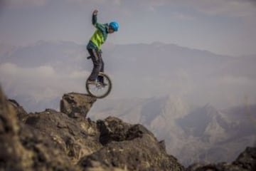 Espectaculares imágenes de Monociclismo extremo
