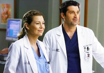 Imagen de Ellen Pompeo y Patrick Dempsey.