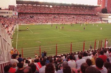 El Estadio de Vallecas, la casa del Rayo Vallecano.