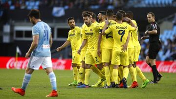 Villarreal celebrate