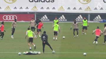 El Real Madrid prepara la visita del Sevilla al Bernabéu