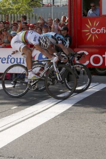 Séptima etapa entre Almendralejo y Mairena de Aljarafe. Stybar se llevó la victoria en el sprint.