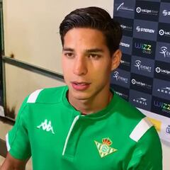 Diego Lainez lo tiene claro: “Quiero triunfar en el Betis"