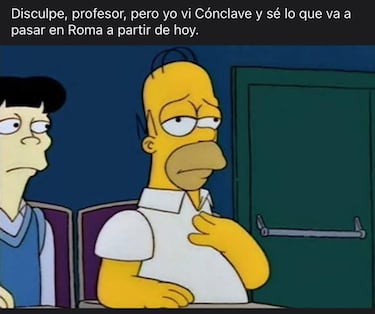 De la fumata arcoíris al cara de Papa: los mejores memes del Cónclave
