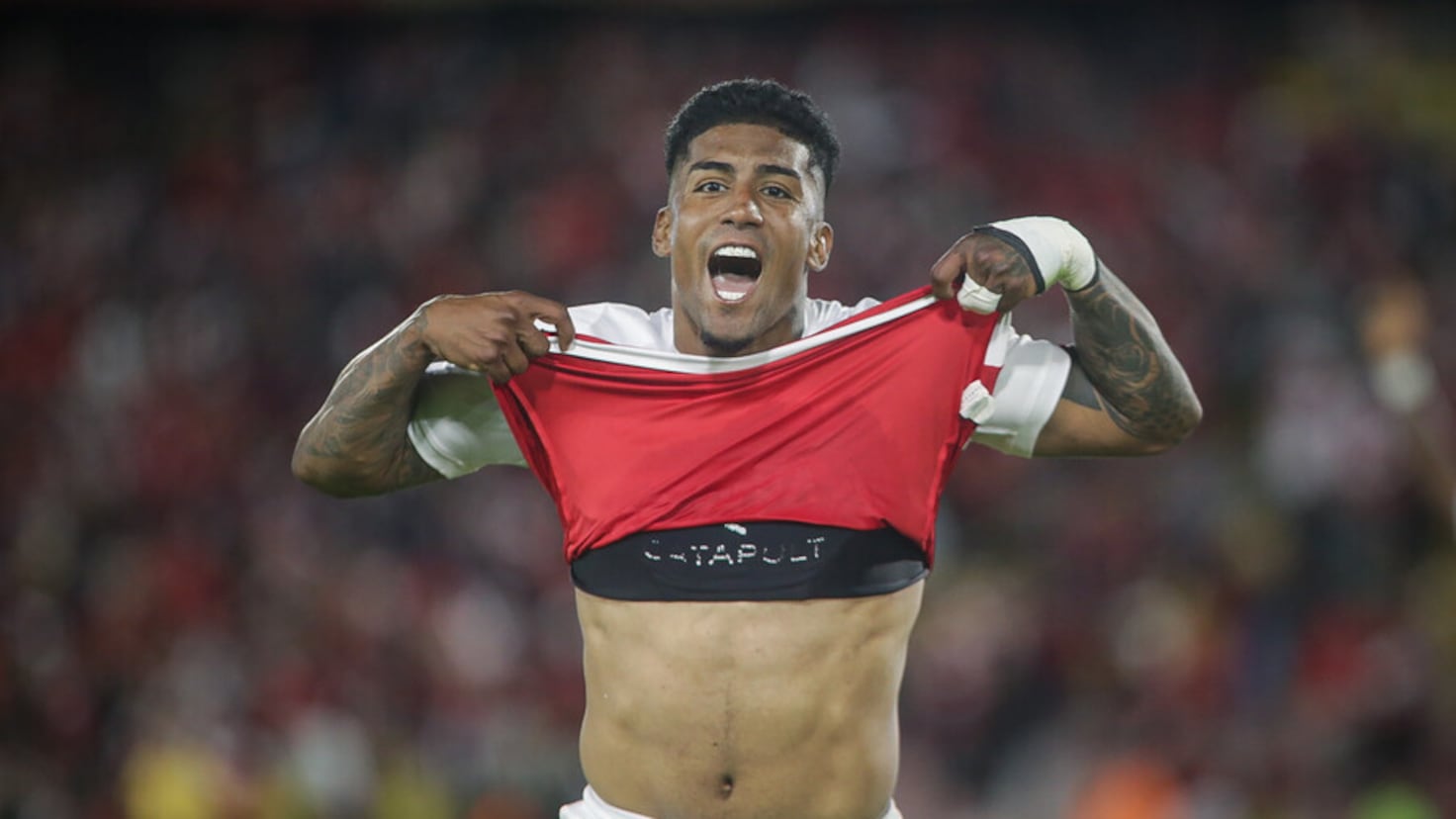 Harold Santiago Mosquera dá vida a Santa Fé: Triunfo x Cali Harold Santiago Mosquera dá vida a Santa Fé: Triunfo x Cali