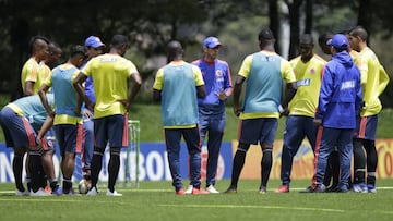 La Selección Colombia Sub 20 se prepara en Bogotá para el Mundial de Polonia.