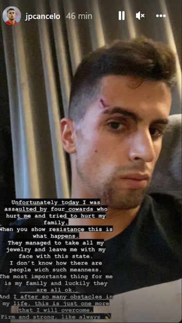 Cancelo es asaltado en su casa