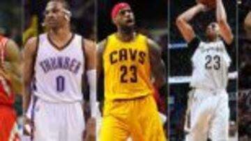¿Quién será el MVP 2016? LeBron, Curry, Davis, Harden...