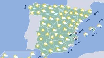 El tiempo para el Puente de Diciembre 2016