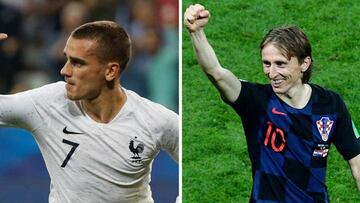 Griezmann y Modric