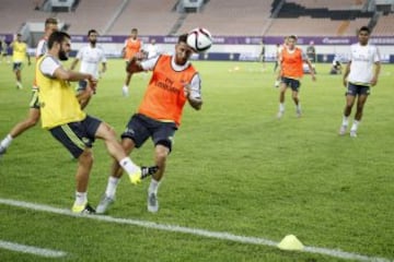 Entrenamiento en Guangzhou.