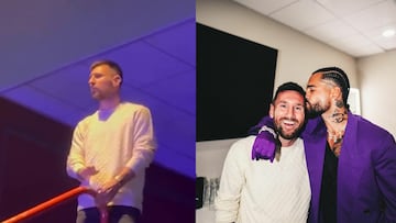 Messi no se perdió el concierto de Maluma en Miami con quien tuvo una colaboración recientemente