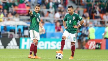 Javier Hernández y Marco Fabián, Selección Mexicana