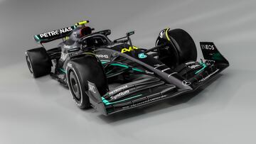 Mercedes presenta su nuevo monoplaza, el W14.