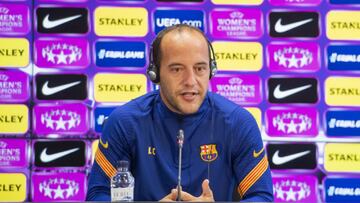 Lluís Cortés, entrenador del Barça.
