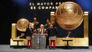 Imagen del sorteo de la Lotería de Navidad 2017.