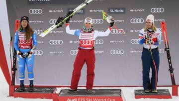 Lara Gut-Behrami gana el supergigante de St. Moritz